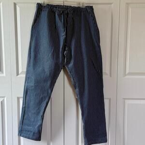 NWOT Major Threads  men’s XXL Jastillana Zip Trousers Track Stripe Denim. Stack
